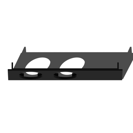 Suport Dublu Ceasuri 52mm pentru Bord BMW E46- Înlocuitor Suport Ochelari